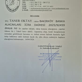 Ödenen Borç Sonrası Kanuni Takip Sorunu Ve Kredi Erişimi Engeli