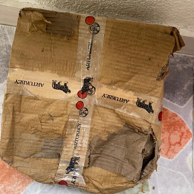 Aras Kargo İle Gelen Kahve Paketi Islak Ve Yıpranmış