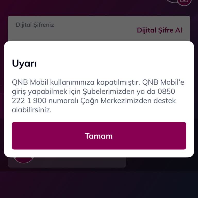 QNB Finansbank'tan Keyfi Hesap Kapatma Ve Dijital Erişim Engeli