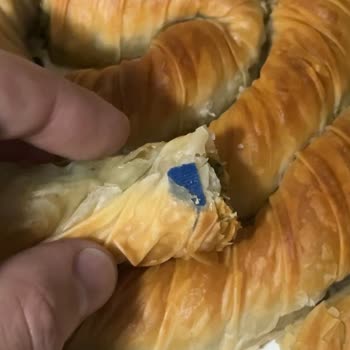 Nimet Marka Dondurulmuş Ispanaklı Börek İçinde Lastik Parçası Buldum