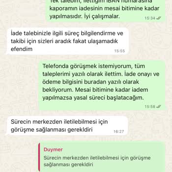 Duymer İşitme Cihazları İzin Dışı Sipariş Girişi ve Geri Ödeme Reddi
