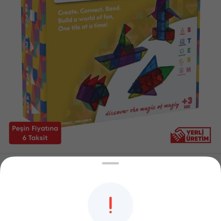 A101 Uygulamasında Magly Manyetik Blok Fiyat Bilgisi Hatası