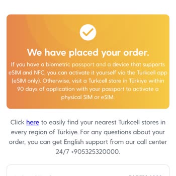 Turkcell&nbsp;Оплаченные eSIM не работают — поддержка и салоны не помогают