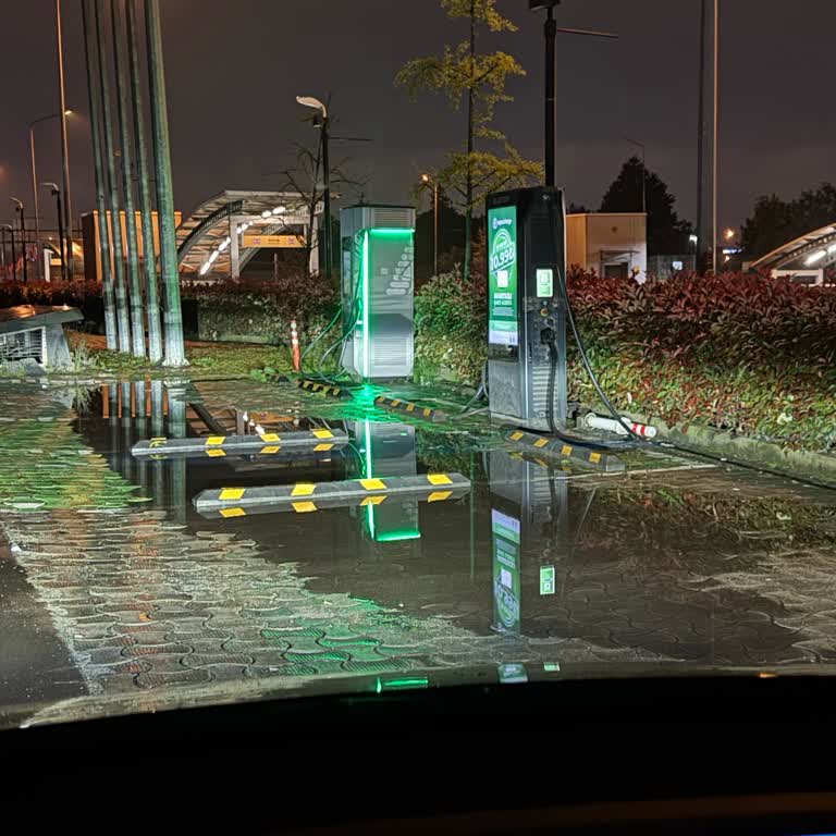 Sepascharge Şarj İstasyonlarında Yağmurlu Havalarda Ciddi Bir Altyapı Problemi Yaşanmaktadır