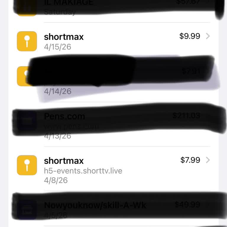 I Face ShortMax Innovation Unauthorized $9.99 Weekly Charges