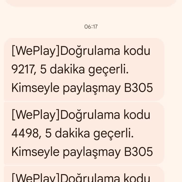 Weplay Doğrulama Kodları İzni Olmadan Gönderildi, Kişisel Veri Silinmesi Talebi