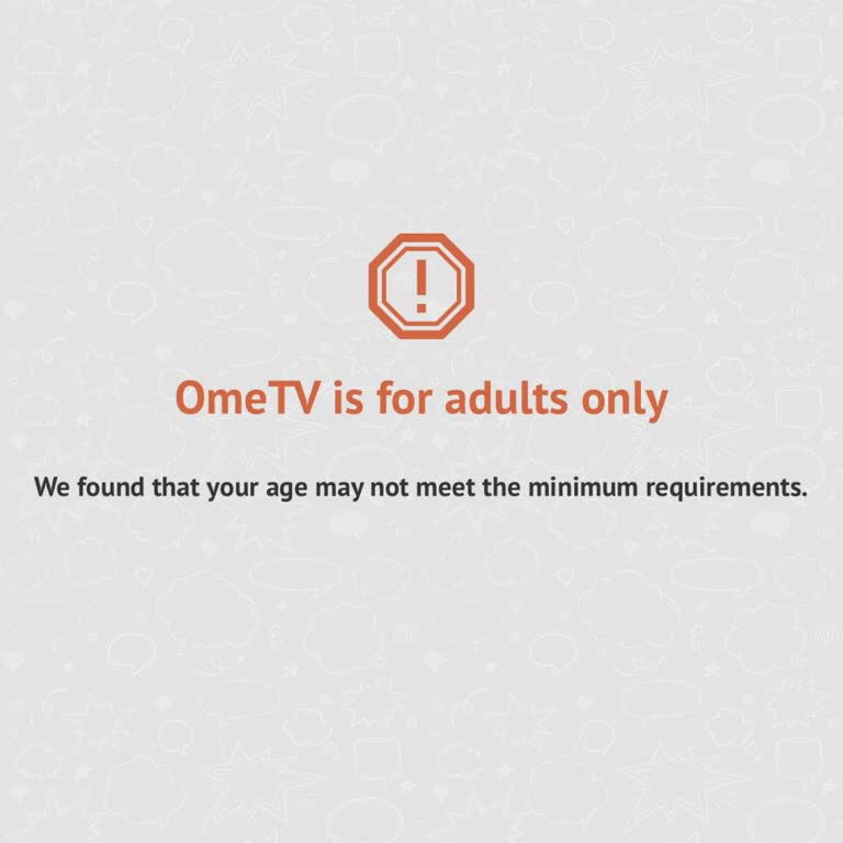 I Face Ome.tv Ban for Being Underage Even Though I Am 18+