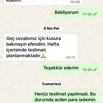 Kredi Kartı İle Ödediğim Siparişim Teslim Edilmedi Ve İade Bekliyorum