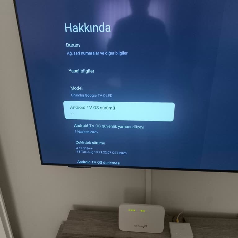 Grundig 55GHO9700 Televizyonunda Android Sürüm Güncellemesi Yok