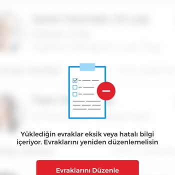 Zorunlu Olmayan Evrak Yüklenmediği İçin Başvurular Görülemez