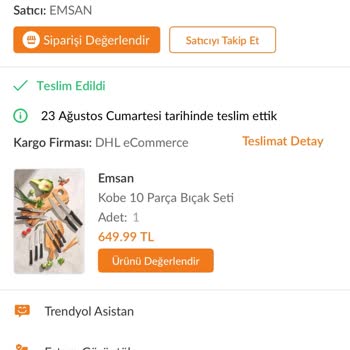Emsan Mutfak Kobe 13 Parça Bıçak Seti Paslanma Ve Körelme Sorunu