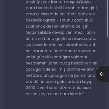 İtemsatis'te Kayıp 2400 TL Ödeme Ve Yanlış 2000 TL İade