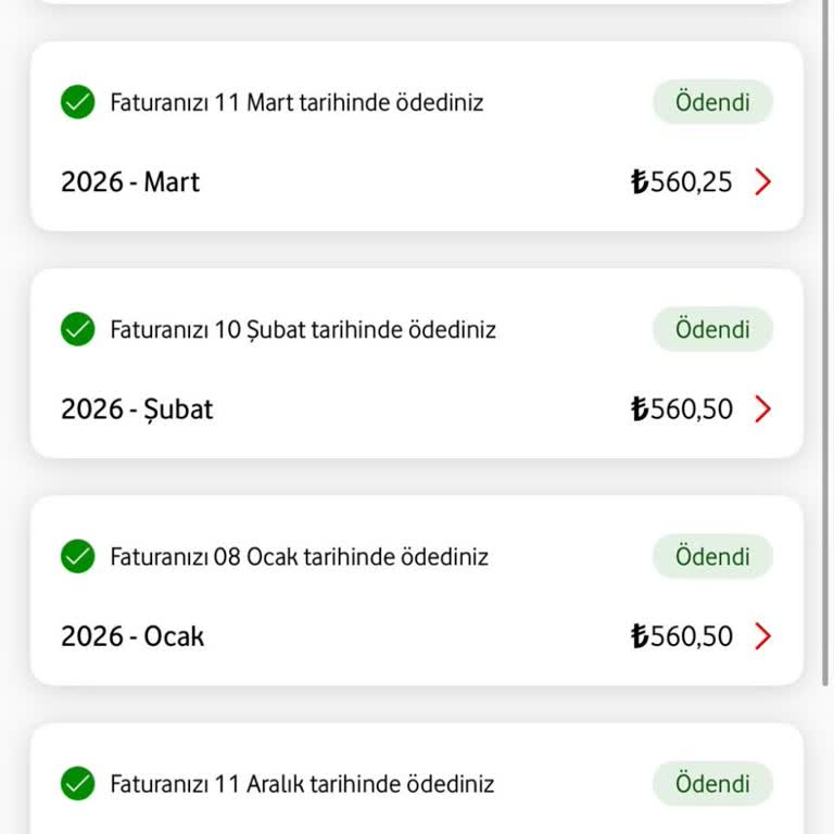 Aylık 1500 TL Üzeri Vodafone Faturaları Ve Yetersiz İnternet Kotası Nedeniyle Mağduriyet