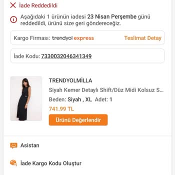 Depodaki Kayıp Ürün İçin Çözüm Talebi