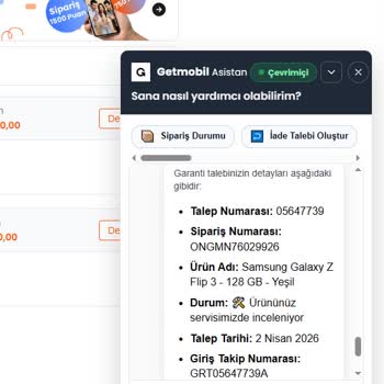 Garanti Kapsamındaki Samsung Z Flip 3 Ekran Arızası İçin Haksız 14.000 TL Ücret Talebi