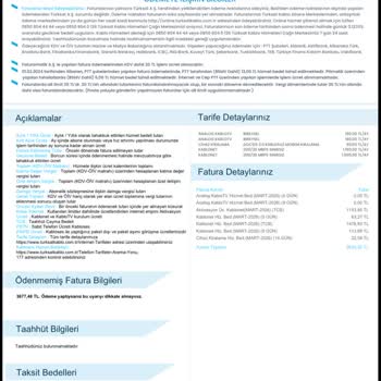 TürkNet Söz Verdiği Cayma Bedeli Taksitlerini Uygulamıyor Ve Müşteri Hizmetlerine Ulaşamıyor