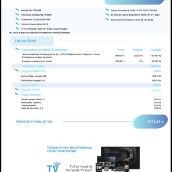 TürkNet Söz Verdiği Cayma Bedeli Taksitlerini Uygulamıyor Ve Müşteri Hizmetlerine Ulaşamıyor