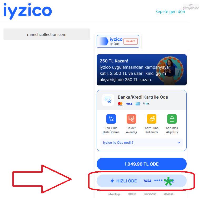 iyzico Kredi Kartı Bilgileri ve Kişisel Verileri İzin Almadan