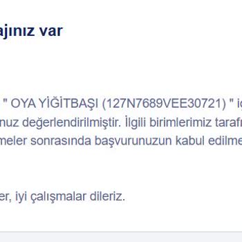 Gerekçesiz Red Ve Açıklama Talebi