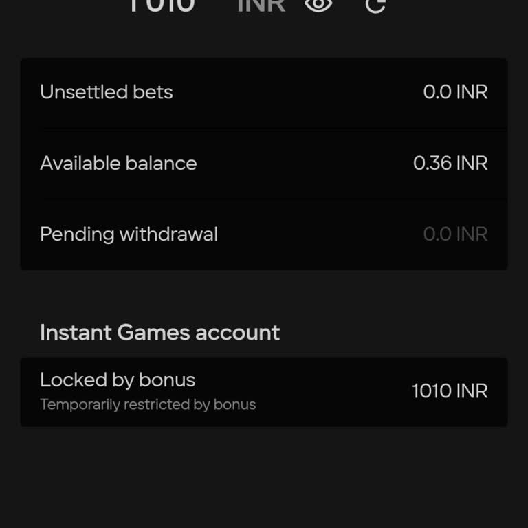 Parimatch Deposit Locked in Bonus and Cannot Be Withdrawn