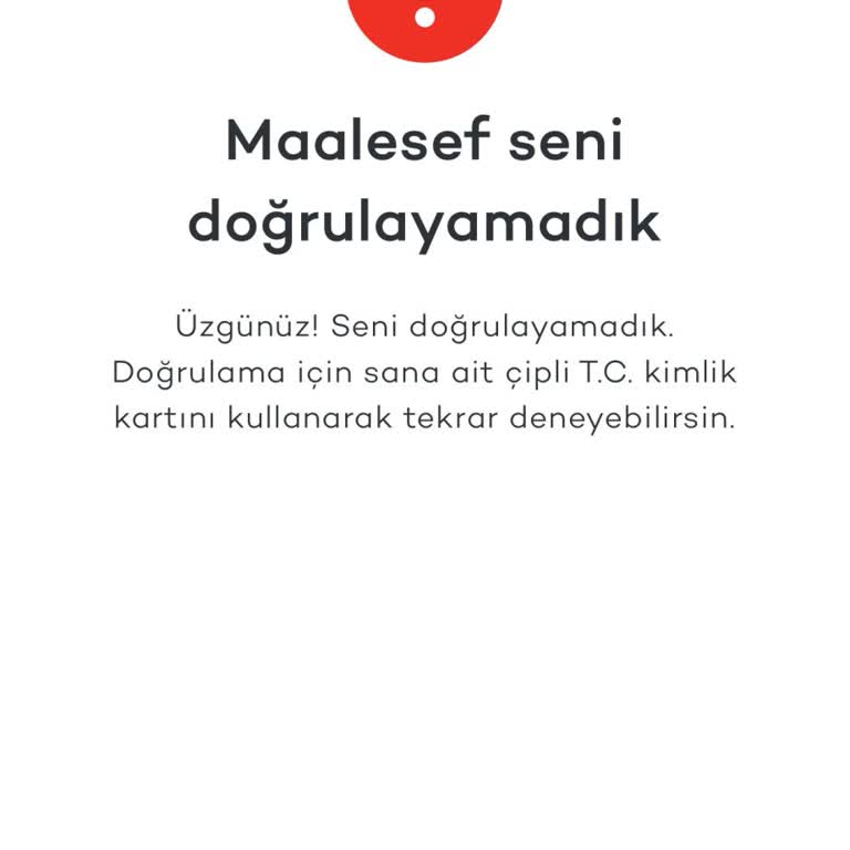 Kimlik Doğrulama Hatası Nedeniyle Tosla Hesabımda Para Kullanamıyorum