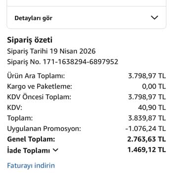 Kampanya Fiyatı İadesi Olmadı, Ürünler Teslim Edilmedi