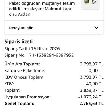 Kampanya Fiyatı İadesi Olmadı, Ürünler Teslim Edilmedi