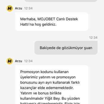 Mojobet'te Uyarısız Bonus Kuralı Nedeniyle Bakiyem Sıfırlandı