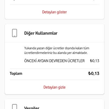 Vodafone Faturalı Hatta Şaşırtıcı Fatura Artışı Ve Gizli Vergi Ücretleri