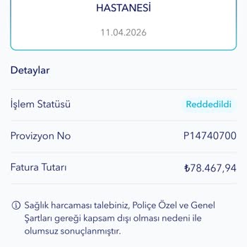 Poliçe Başlangıcından Sonra Ortaya Çıkan Hastalık İçin Sağlık Sigortası Reddi Ve Mağduriyet