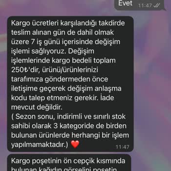 Abiye Merkezinde İade Şartları Ve Kargo Ücreti Sorunu