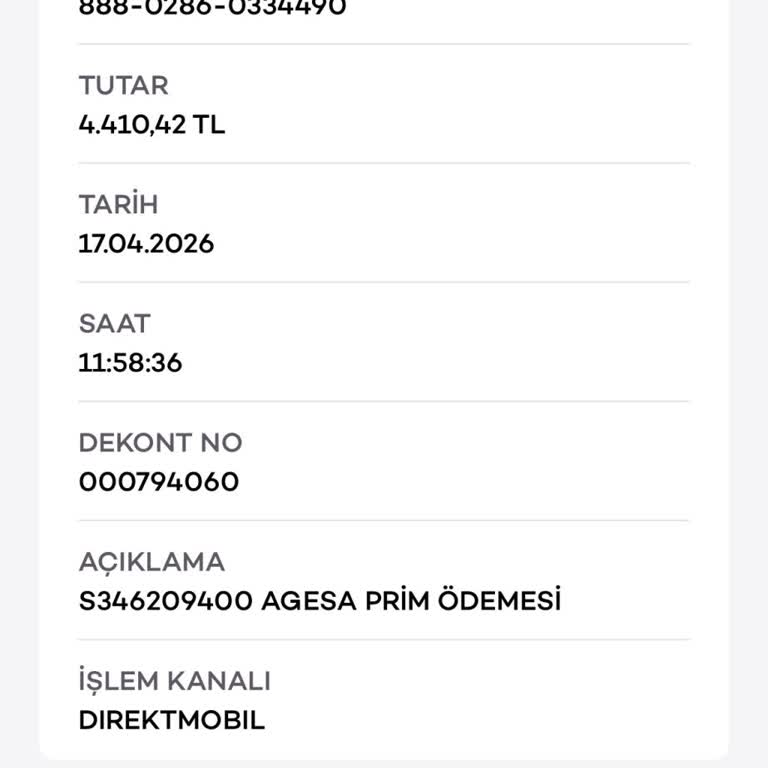 Agesa Emeklilik Hayat Sigortası Ve Kredi Tahsilat Ücreti İadesi Talebi