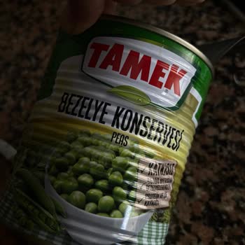 Tamek Konserve Bezelye Düdüklü Tencerede Sert Ve Kullanılamaz