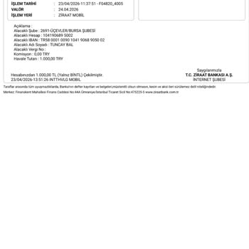 Deneme Bonusu Sonrası Hesabım Engellendi Ve 1000 TL İadesi Bekliyorum