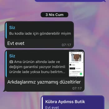 İndirimli Cekette İade Reddi Ve Kırıcı İletişim