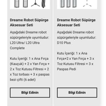 Dreame L20 Ultra İçin Aksesuar Stok Yetersizliği Ve Çözüm Beklentisi
