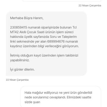 Mahkeme Kararıyla Yenilenmesi Gereken Akıllı Çocuk Saatinin Gönderimi Gecikiyor