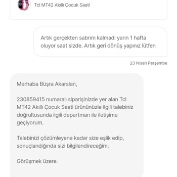 Mahkeme Kararıyla Yenilenmesi Gereken Akıllı Çocuk Saatinin Gönderimi Gecikiyor