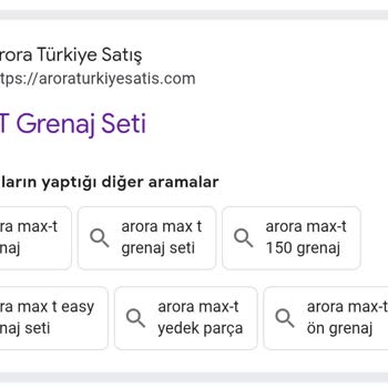 Sağ Garaj Ve Sinyal Parçaları Siparişi Sahte Arora Sitesinde Alınamadı