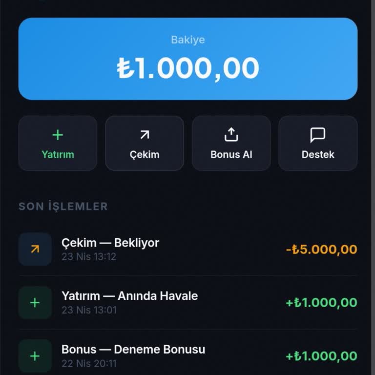 Deneme Bonusu Şartlarını Yerine Getirdim, Çekim Talebim Beklemede Ve Canlı Destek Engellendi