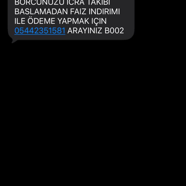 Avukatlık Bürosunun Borç İddiası Ve Tehdit İçeren SMS'ine Karşı Şikayet