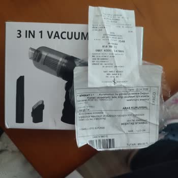 Yanıltan Araç Süpürgesi İçin İade Ve Tam Geri Ödeme Talebi