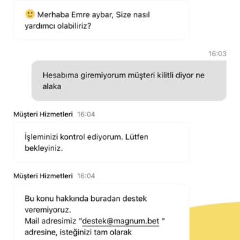 Hesabım Kilitlendi Ve 29.000 TL Para Çekim Talebime Yanıt Gelmedi