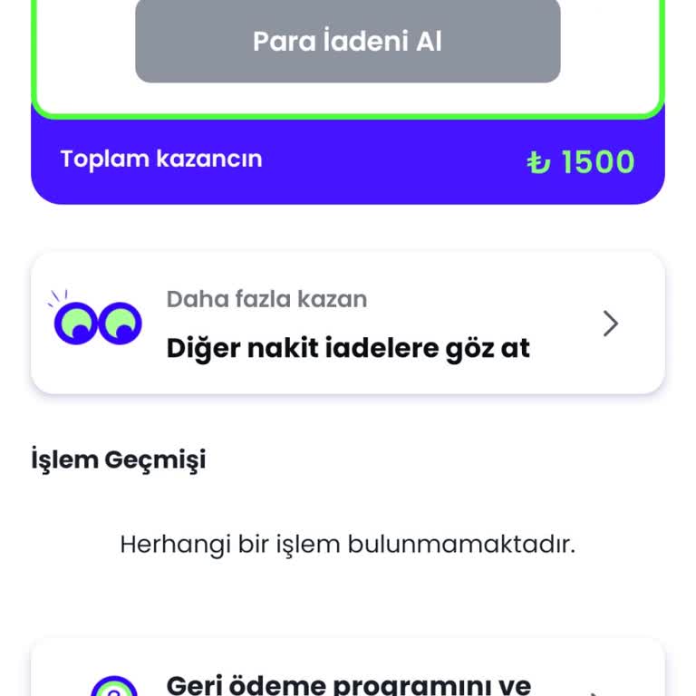 İade Edilen 1500 TL Hala Bakiyeye Yüklenmedi
