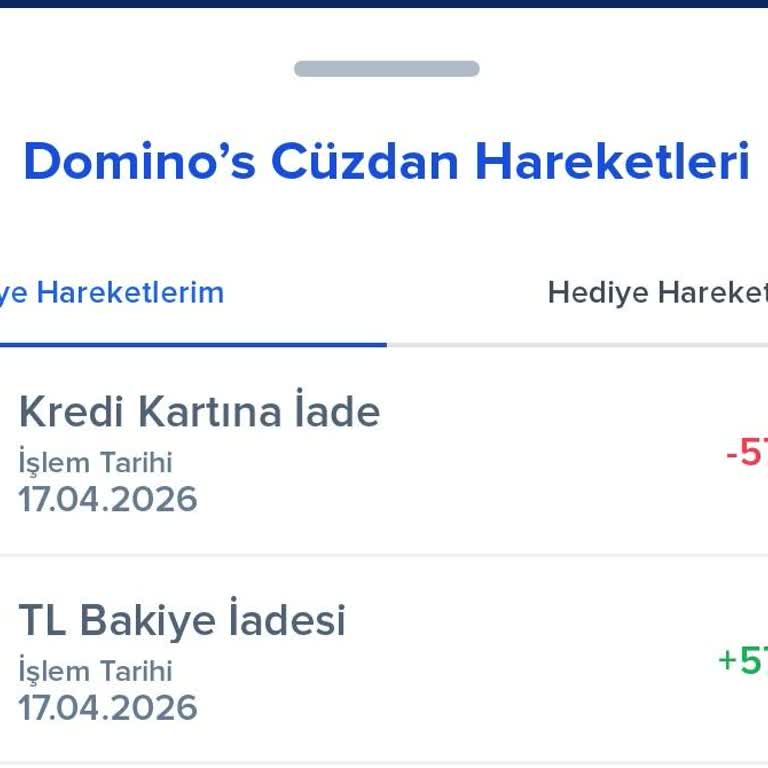 Domino’s’ta 7 Gün İçinde İade Bekleyen 574 TL Ödeme Gecikmesi