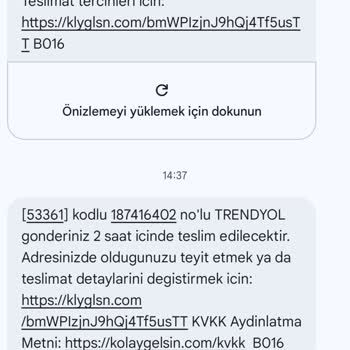 Kurye Teslim Edilemedi Kayıtları Yanıltıyor Ve Müşteri Hizmetine Ulaşılamıyor