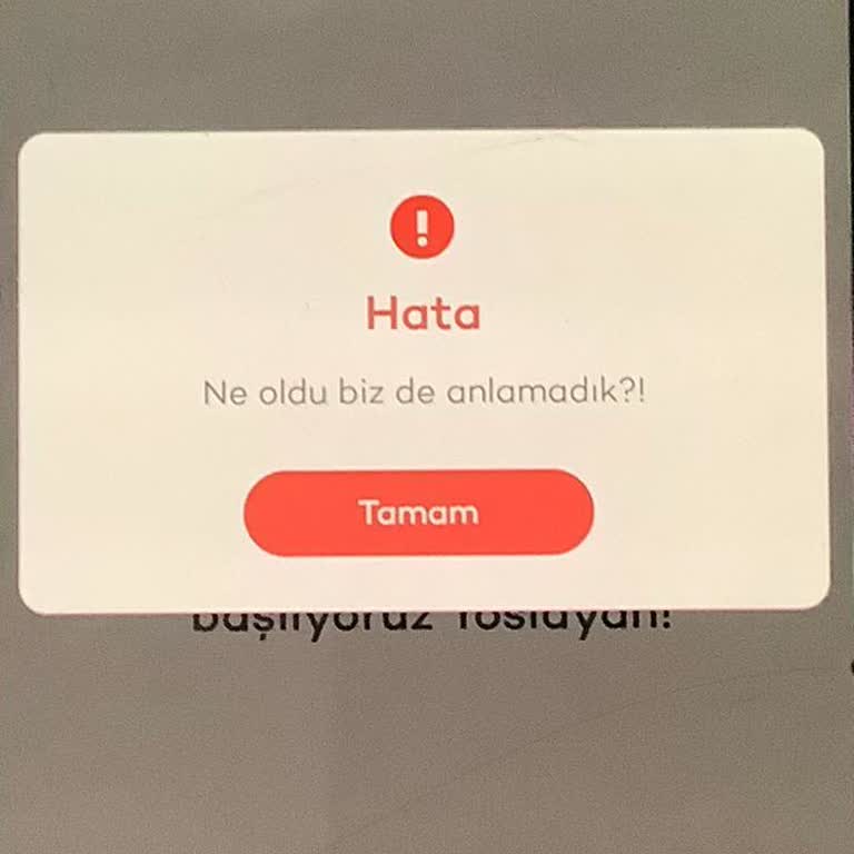 Hesap Doğrulama Hatası Ve Kapalı Destek Hattı