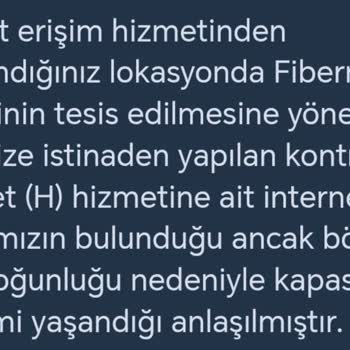 Türk Telekom Kapasite Problemi Nedeniyle Fiber Hizmeti Sağlanamıyor