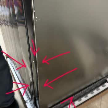 Hasarlı Bulaşık Makinesi Kabul Edilmiyor, Bölge Müdürlüğü Onayı Bekleniyor