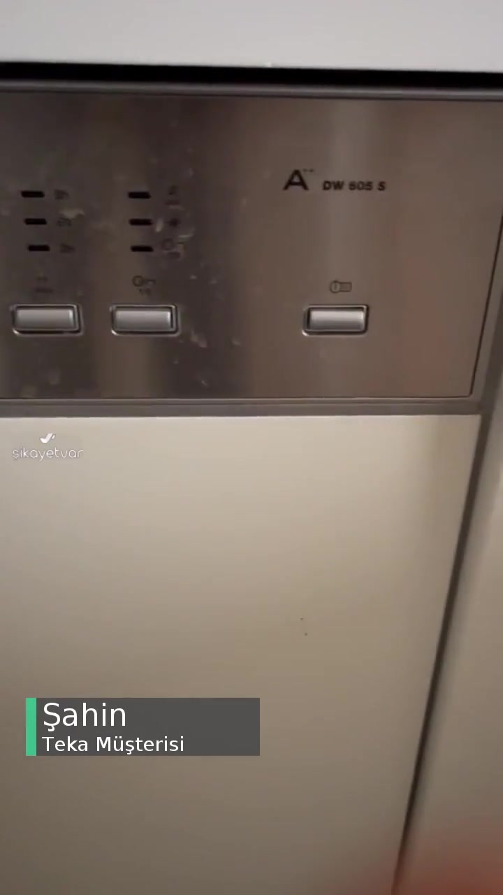 Teka A DW 605 S Model Bulaşık Makinesi Paslanma Sorunu! videonun kapak resmi